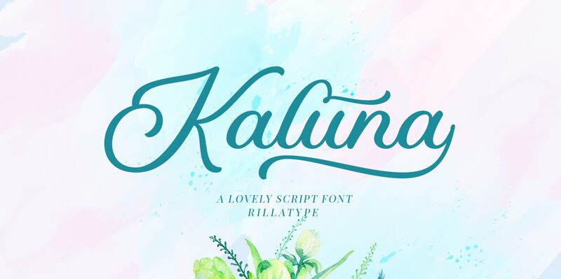 Kaluna Script Schriftart