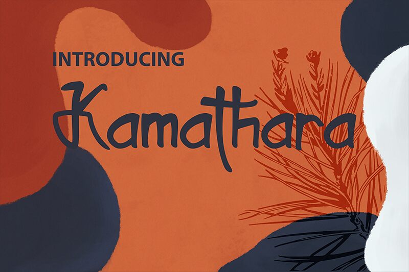 Kamathara Schriftart