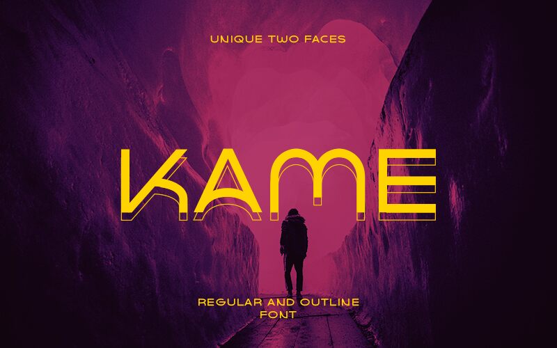 Kame Schriftart