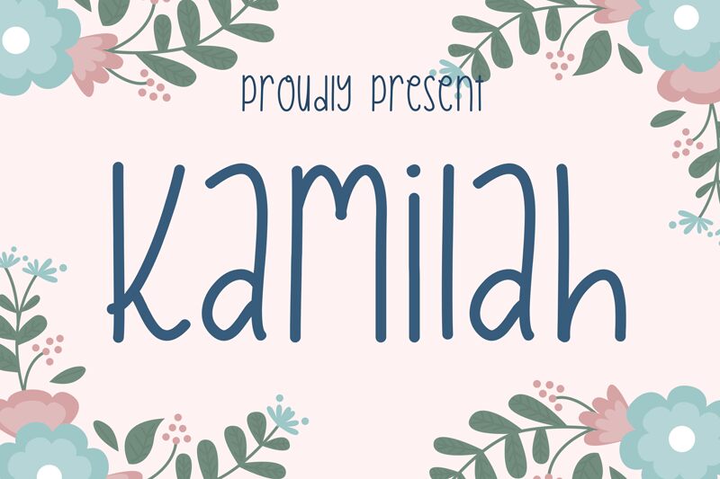 Kamilah Schriftart