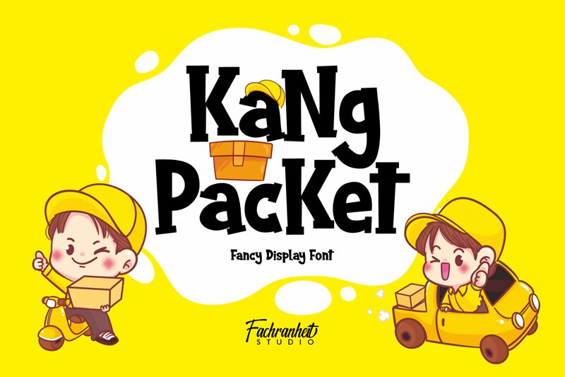 KaNg PacKet Schriftart