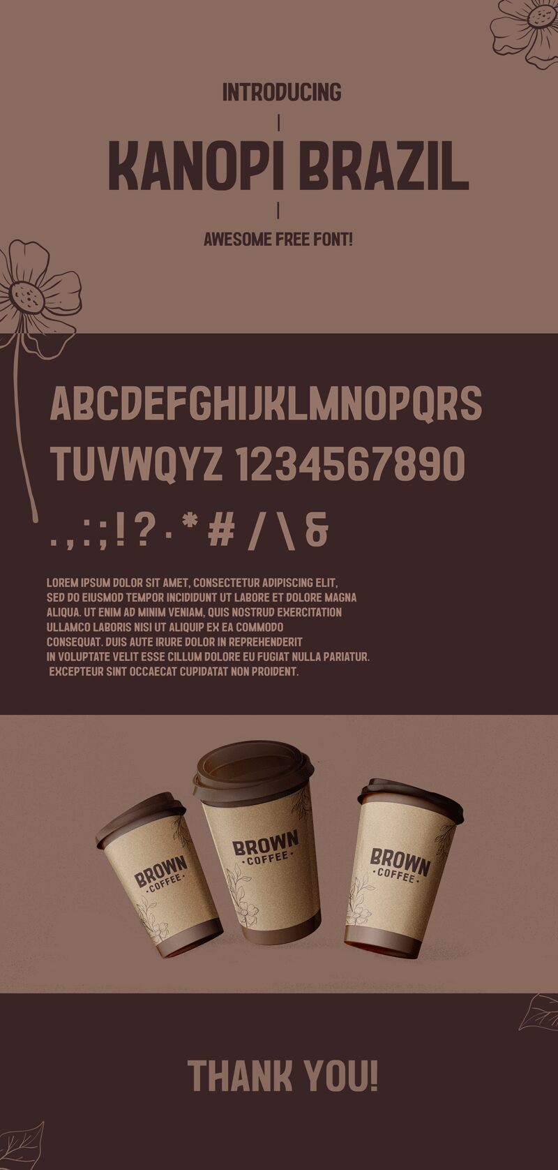 Kanopi Brazil Czcionka