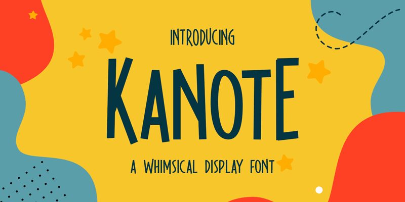 Kanote Schriftart