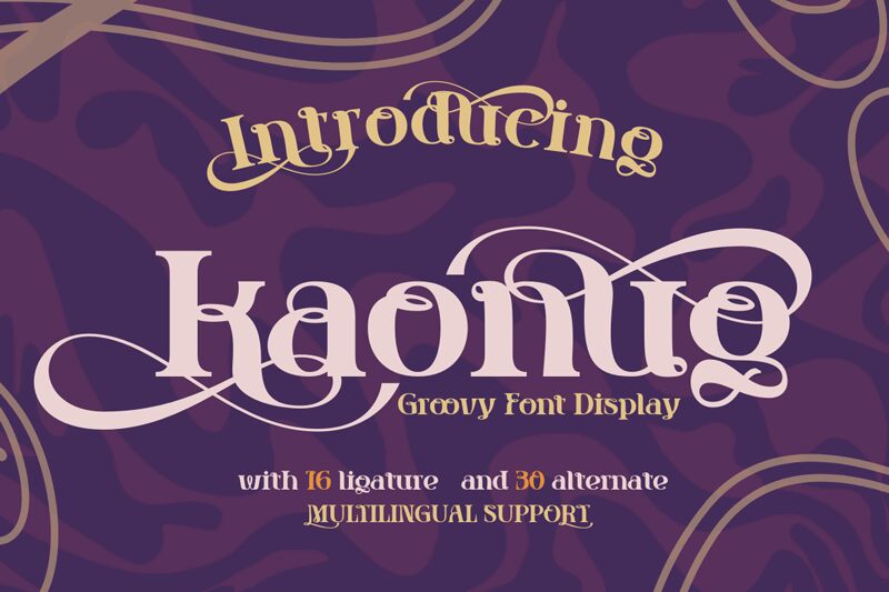 kaonug Schriftart