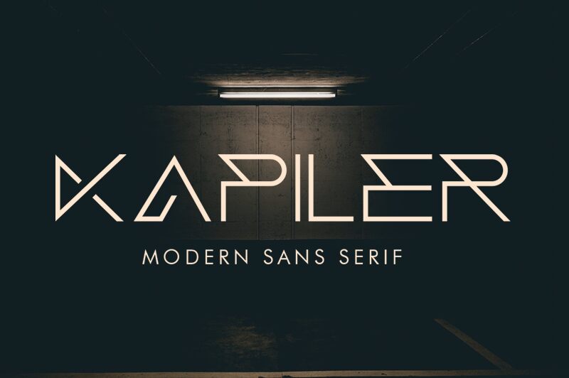 Kapiler Schriftart