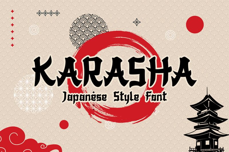 KARASHA Schriftart
