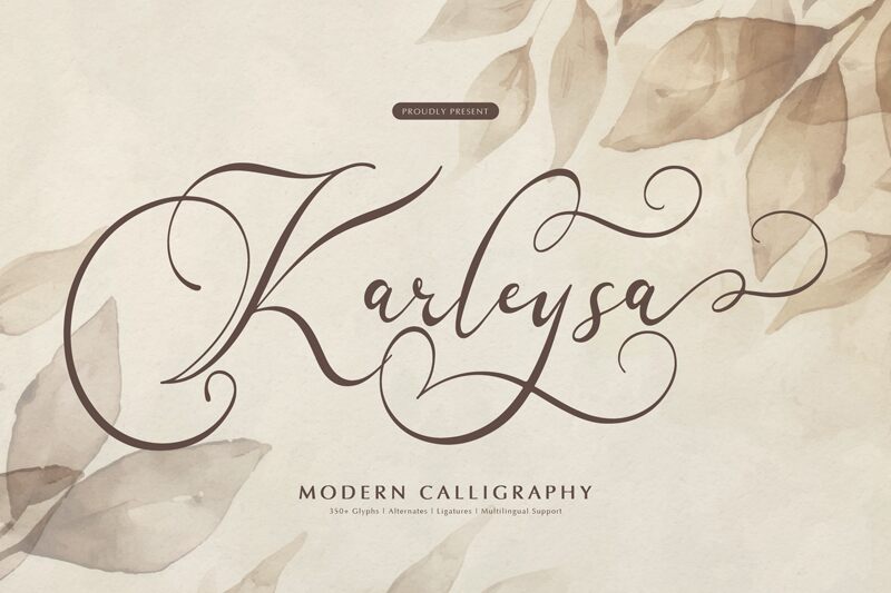 Karleysa — Font presentation