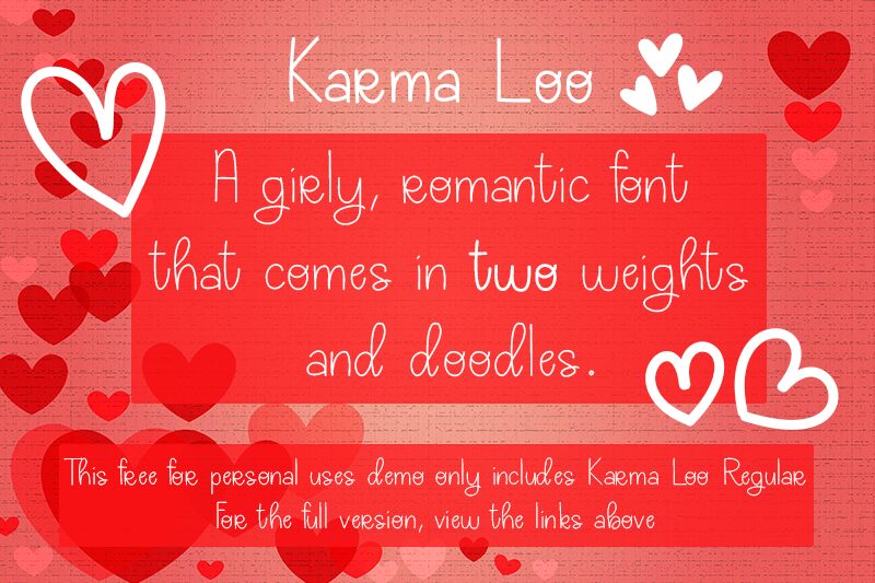 Karma Loo Schriftart
