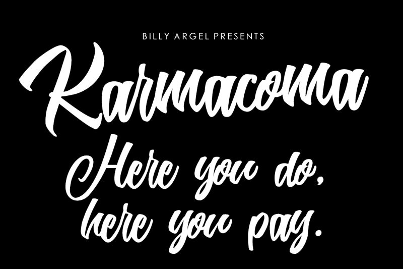 Karmacoma Schriftart