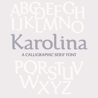 Karolina Schriftart