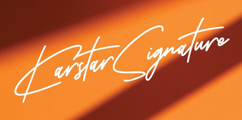 Karstar Schriftart