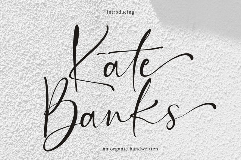 Kate Banks Schriftart