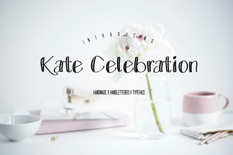KateCelebration الخط 