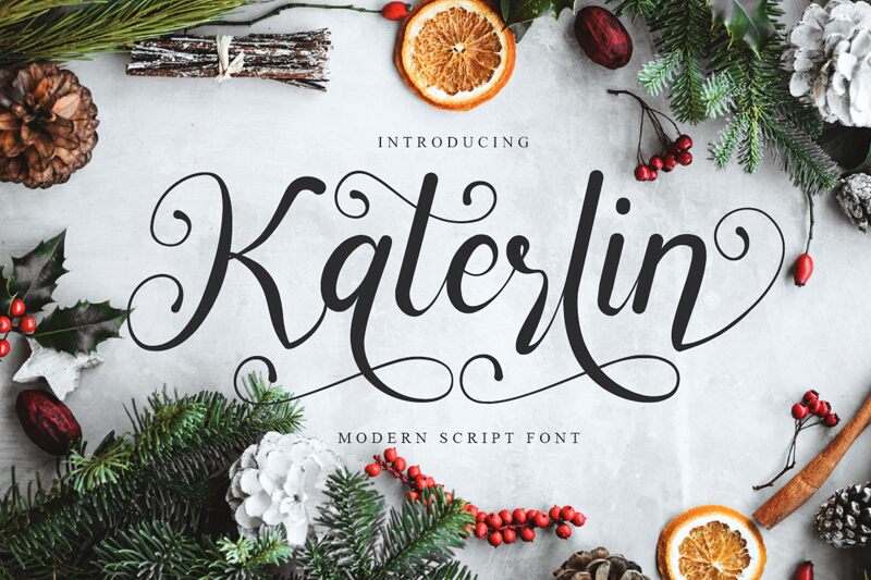 Katerlin Schriftart