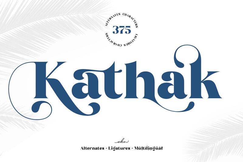 Kathak Schriftart