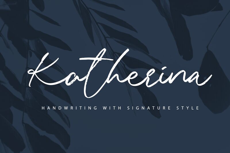 Katherina Signature Fuente
