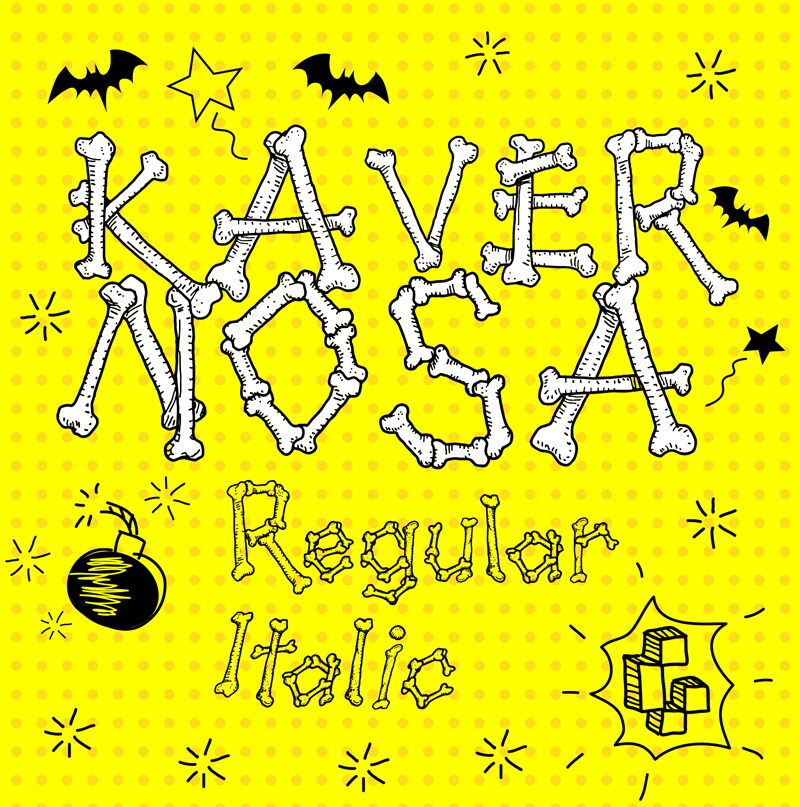 Kavernosa Schriftart