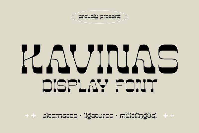 Kavinas Schriftart