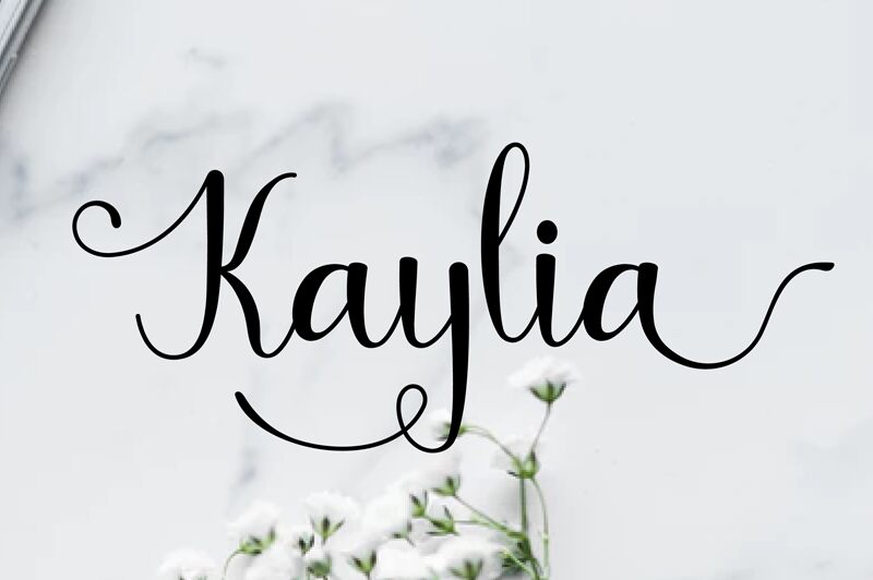 Kaylia Schriftart