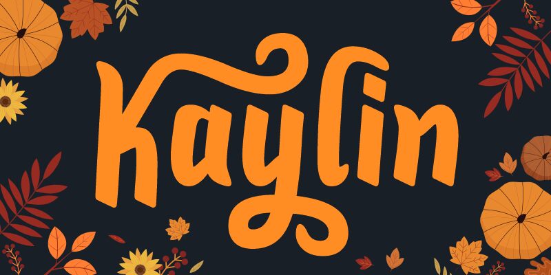 Kaylin Schriftart