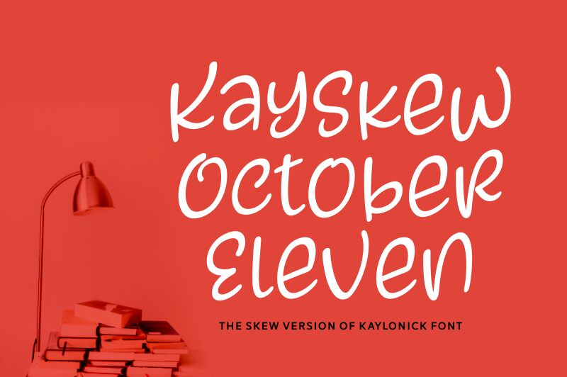 Kayskew October Eleven Czcionka