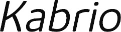 KabrioAlternate-LightItalic