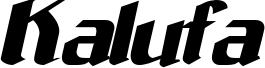 Kalufa Bold Italic