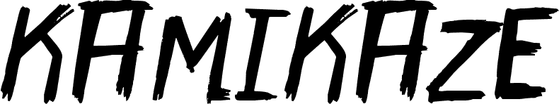 Kamikaze-Regular font