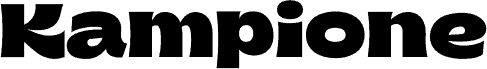 Kampione DEMO шрифт