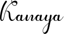 معاينة خط Kanaya Personal Use
