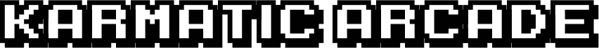 Preview of the Karmatic Arcade font