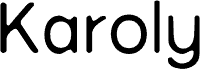 Anteprima del carattere Karoly Blur Demo Regular