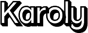 Anteprima del carattere Karoly-ExtrudeRight Demo