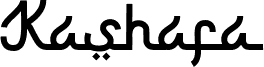 Kashafa Demo шрифт