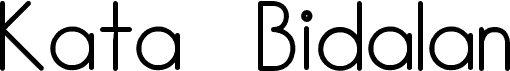 Kata Bidalan Bold