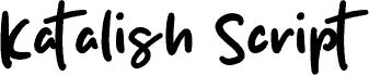 Katalish Script 字体