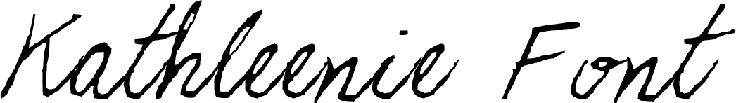 Kathlene Lettering KathleenieFont font