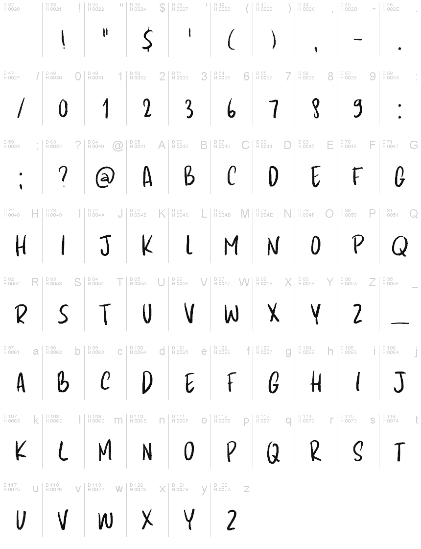 Kapsalon Pencil DEMO Regular font | Fonts2u.com