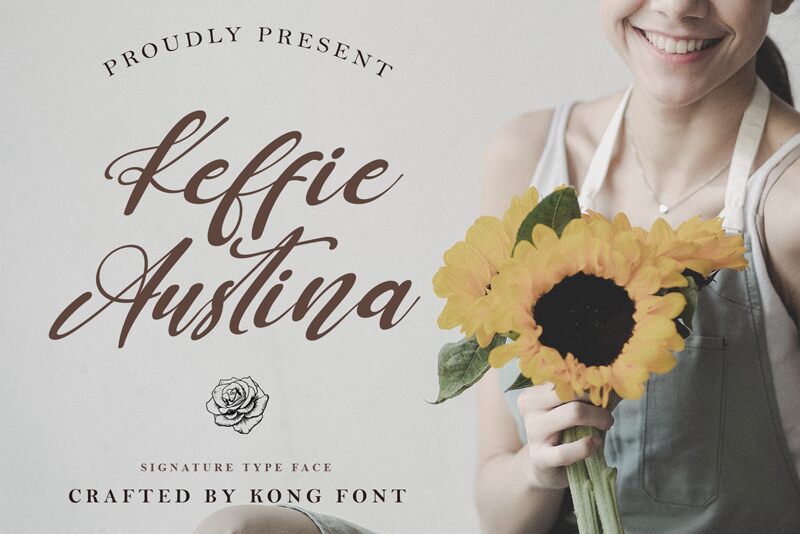 Keffie Austina Schriftart
