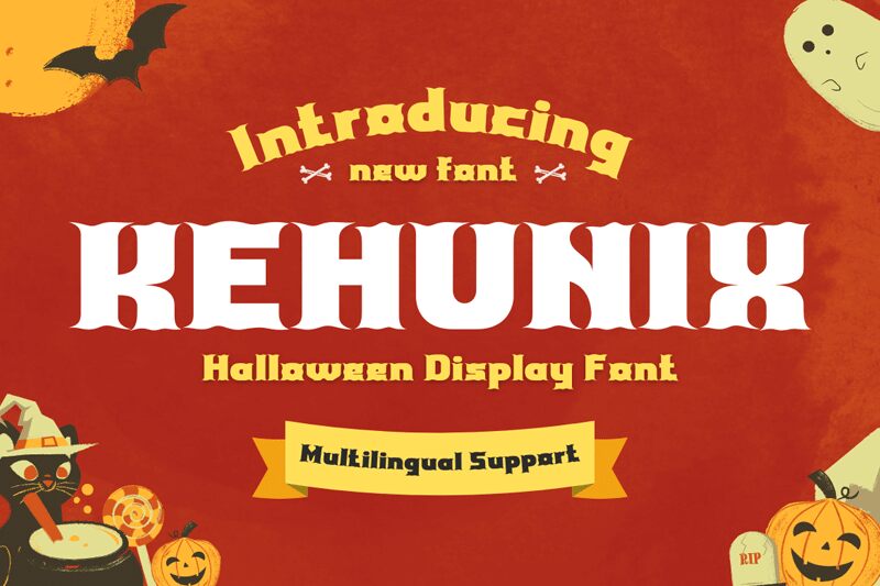 KEHUNIX Schriftart