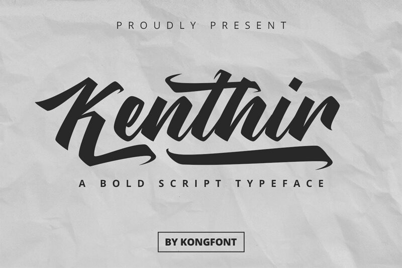 Kenthir Schriftart