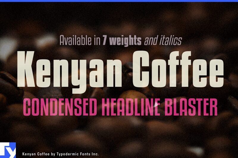 Kenyan Coffee Czcionka
