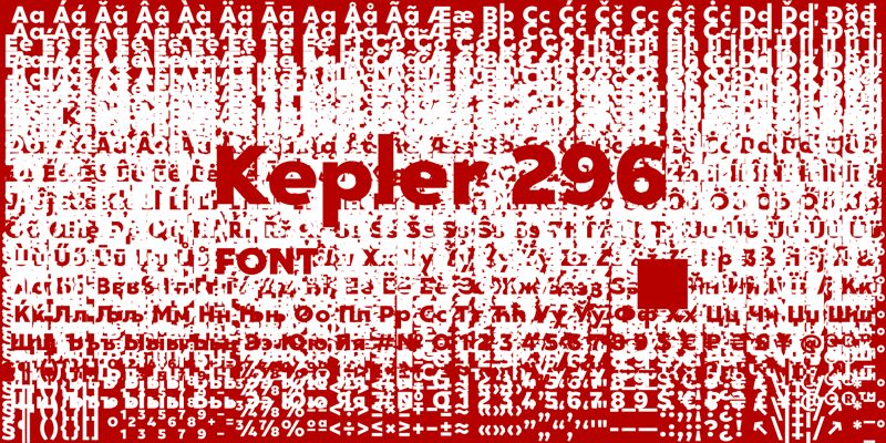 Kepler 296 Font