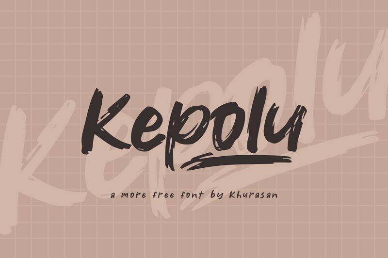 Kepolu Schriftart