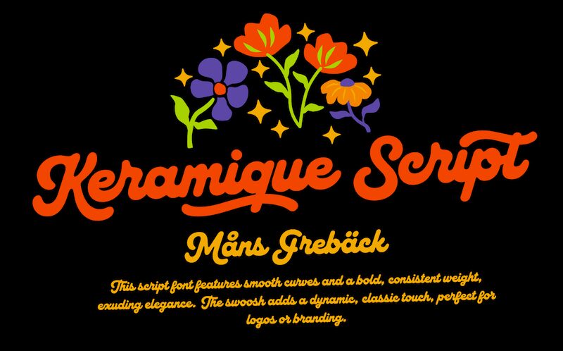 Keramique Script Carattere