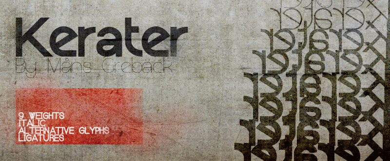 Kerater Czcionka