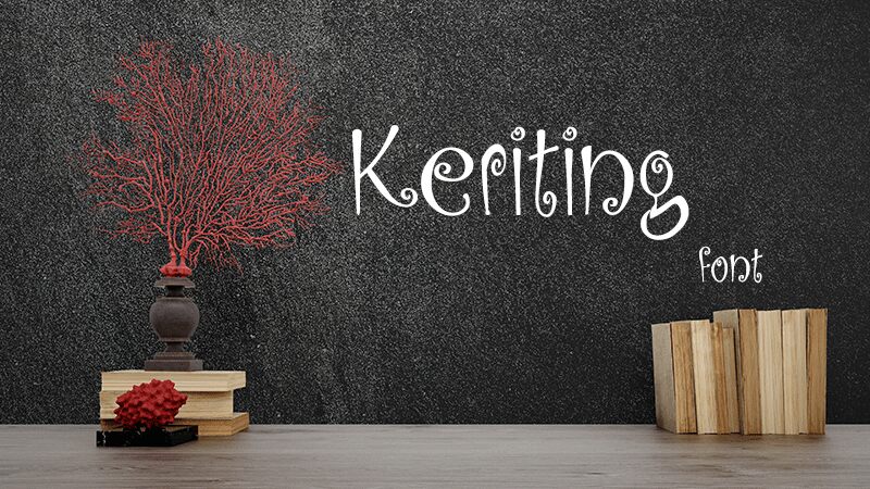 Keriting Schriftart