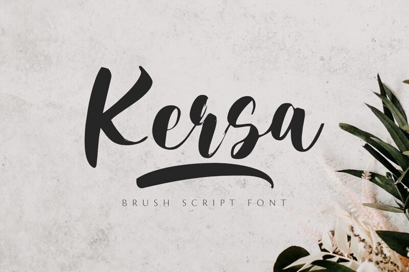 Kersa Schriftart