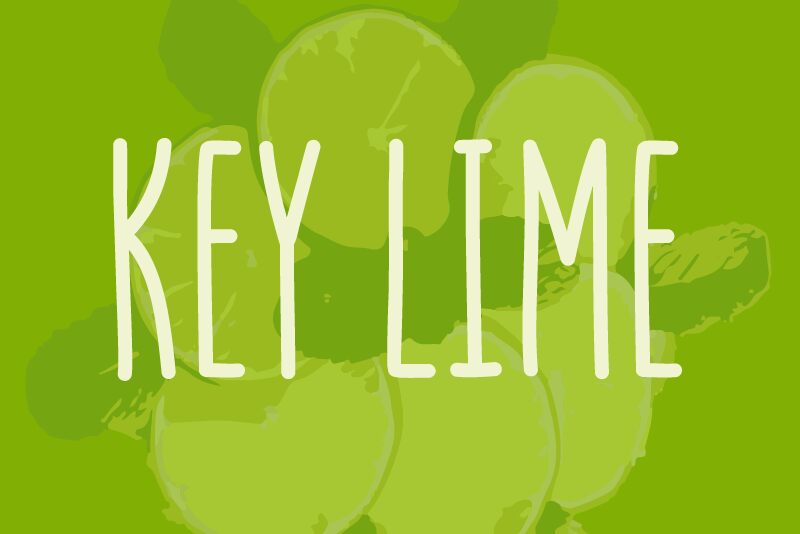 KEY LIME Czcionka
