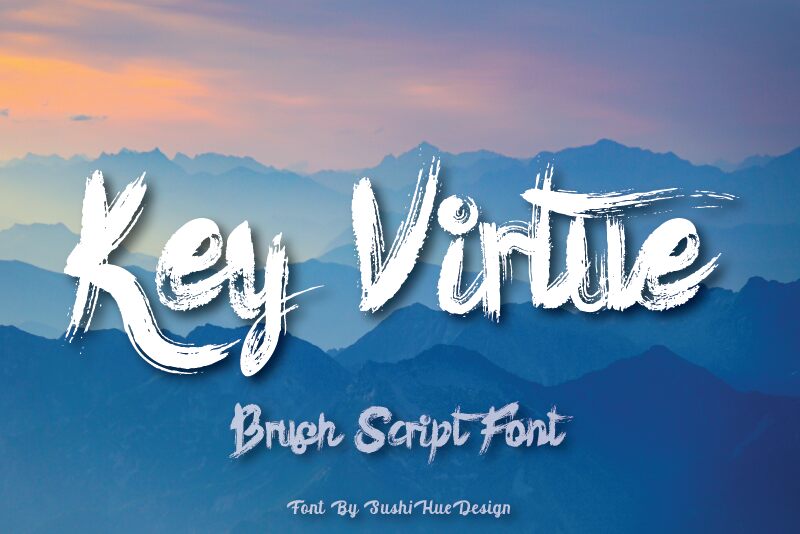 Key Virtue Schriftart